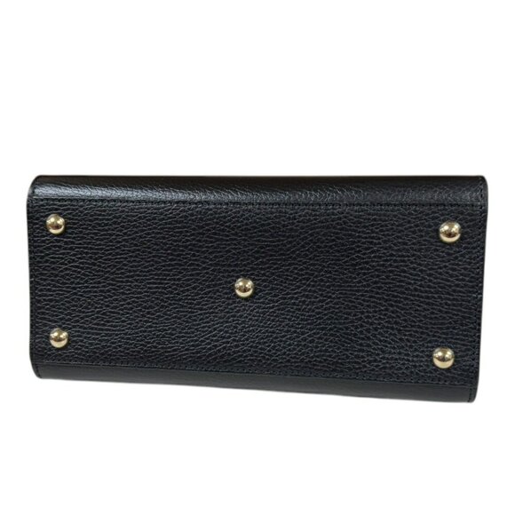 GUCCI Black Leather Shoulder Bag - Picture 5 of 8